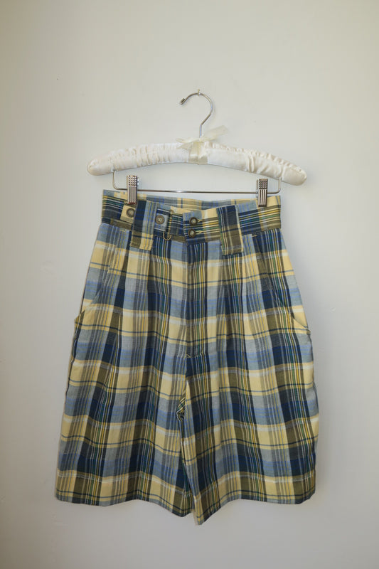 Outback Red Plaid Wide Leg Shorts
